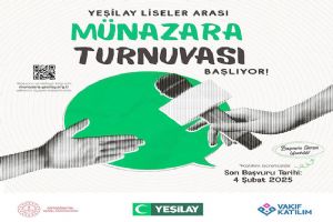 Yeşilay Liseler Arası Münazara Turnuvası başvuruları uzatıldı