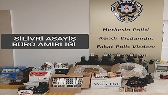 Silivri’de Kaçak Tütün Operasyonu: 1 Gözaltı