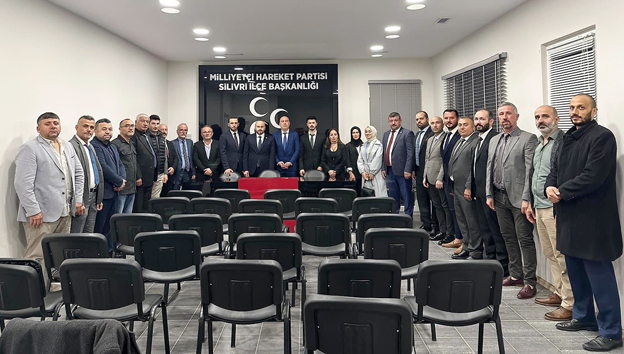 Silivri MHP İlçe Başkanı Hakan Bakmaz yönetiminin görev dağılımı