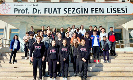 Ertuğrul Gazi öğrencilerinden Prof. Dr. Fuat Sezgin Fen Lisesi’ne ziyaret