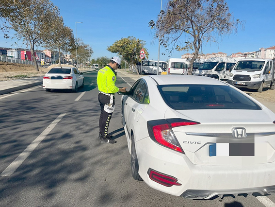 Silivri'de Trafik Denetimlerinde 289 sürücüye ceza