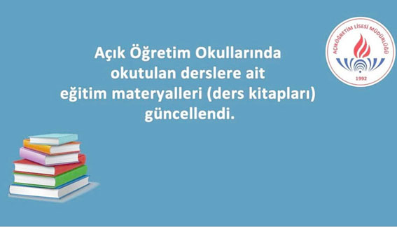 Açık Öğretim Lisesi öğrencilerinin dikkatine