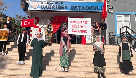 Cumhuriyet ruhu adeta yeniden canlandı