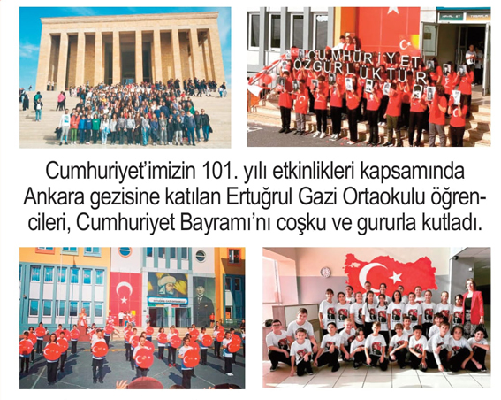 Cumhuriyet Bayramını gururla kutladılar