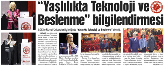 “Yaşlılıkta Teknoloji ve Beslenme” bilgilendirmesi