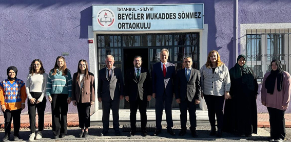 Silivri İlçe Milli Eğitim Müdürü Damat’tan okul ziyaretleri