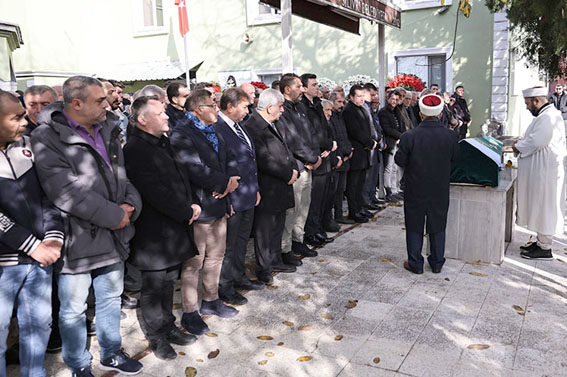 Sezai Balcıoğlu dualarla son yolculuğuna uğurlandı