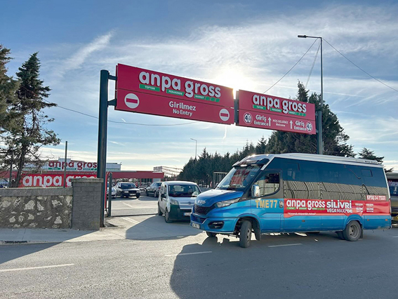 Silivri'de Anpa Gross Market’e Kolay Ulaşım: Kiptaş 3-4 Minibüs Hatları