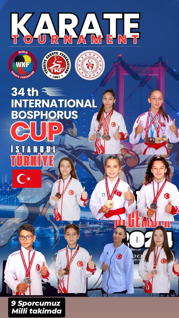 Silivri Karate Spor Kulübü’nden 34. Uluslararası Boğaziçi Karate Şampiyonası’na 9 Sporcu