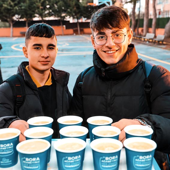 Silivri Gümüşyaka Lisesi öğrencilerine “Günaydın çorbası”