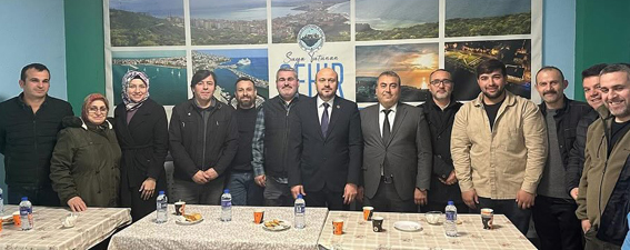 Silivri MHP Başkanı Bakmaz’dan Sinoplular Derneği’ne ziyaret