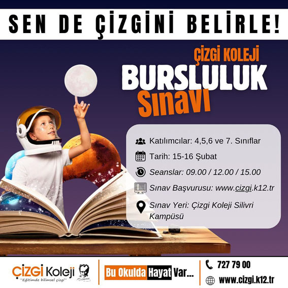 Silivri Çizgi Koleji’nden Bursluluk Sınavı fırsatı