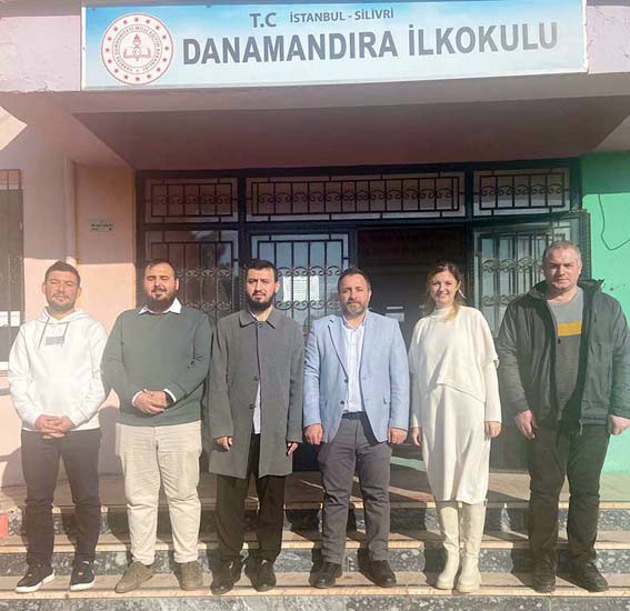 Silivri Eğitime Destek Platformu’ndan Danamandıra Okuluna anlamlı ziyaret