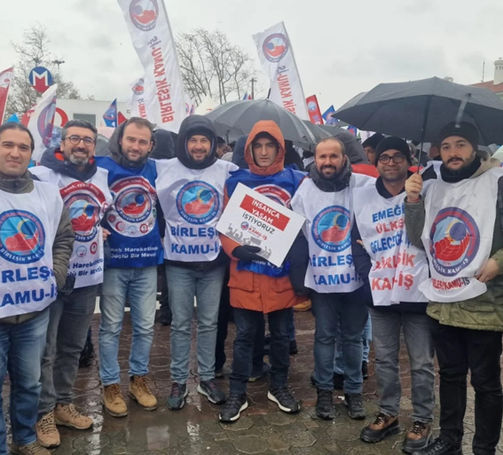 “Tüm Türkiye’de iş bıraktık, sefalet zammını protesto ettik”