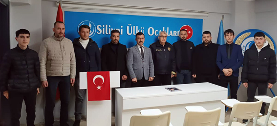 Silivri İlçe Emniyet Müdürü Ali Osman Turhan’dan Ülkü Ocakları’na ziyaret