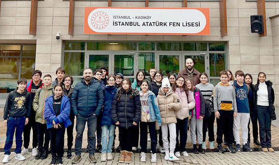 Ertuğrul Gazi Ortaokulu Öğrencilerinden Atatürk Fen Lisesi’ne ziyaret