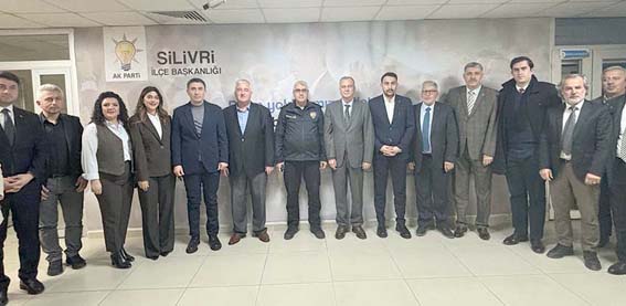 Silivri Emniyet Müdürü Turhan’dan AK Parti İlçe Başkanlığına ziyaret