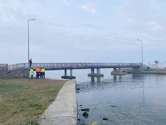 Silivri Kordonboyu Köprüsü yenileniyor