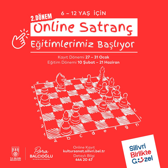 Silivri’de çocuklar için Online Satranç Eğitimi