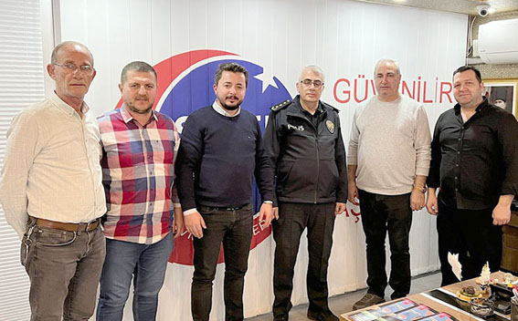 Silivri Emniyet Müdürü Turhan’dan Servisçiler Derneği’ne ziyaret