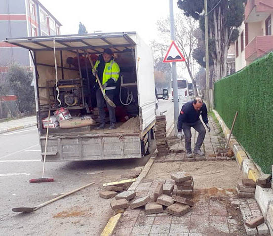 Silivri Belediyesi Fen İşleri Müdürlüğü ekiplerinin çalışmaları