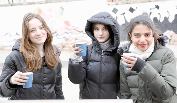 Silivri Belediyesinden Değirmenköy Lisesi öğrencilerine çorba ikramı