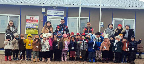 Harikalar Diyarı Anaokulu Öğrencileri barınaktaydı