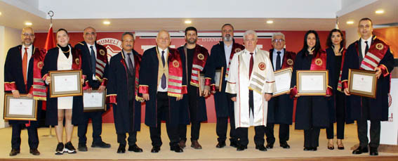 İstanbul Rumeli Üniversitesi'nde yeni profesörler için Belge Takdim Töreni