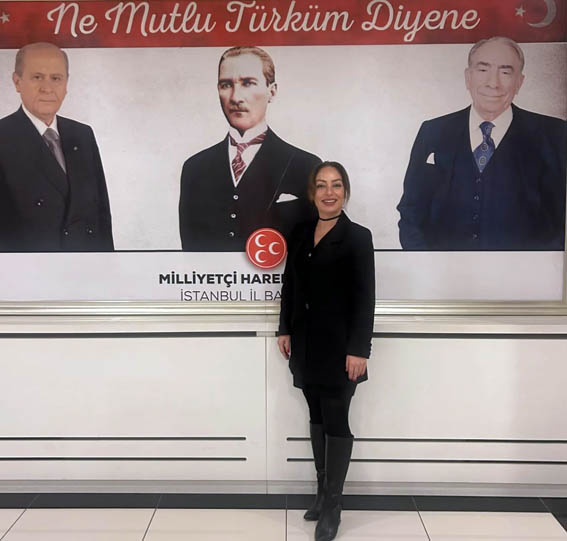 Silivri MHP Kadın Kolları Başkanı Arzu Akbaba, istifa etti