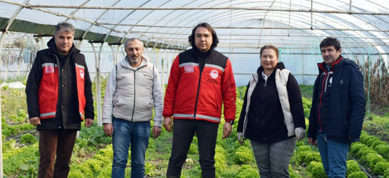 Silivri İlçe Tarım Müdürlüğünden sera ziyareti