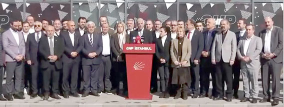 CHP İSTANBUL İLÇE BAŞKANLARINDAN ORTAK AÇIKLAMA: “Zorbalık bitecek, halkın iktidarı gelecek!”