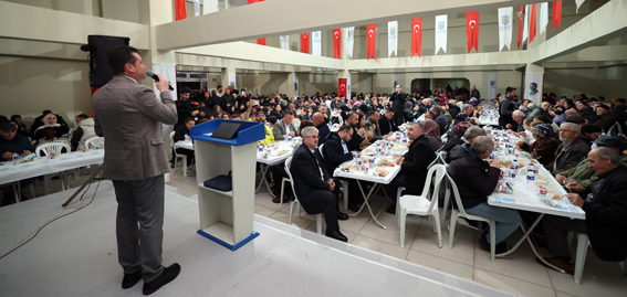 Başkan Balcıoğlu, Büyükçavuşlu sakinleriyle iftarda buluştu