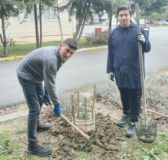 Silivri Yusuf Sarıbekir MTAL öğrencilerinden çevreye duyarlı çalışma