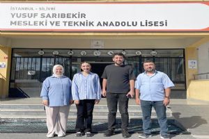 Yusuf Sarıbekir Lisesi’nden Feza Cilt Bezi Firmasına teşekkür