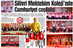 Silivri Mektebim Koleji’nde Cumhuriyet coşkusu