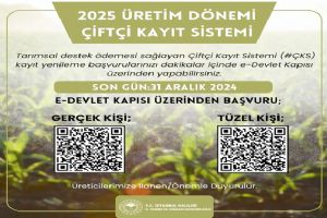 Silivri’de Çiftçilere ÇKS Başvuru Hatırlatması: Son Tarih 31 Aralık 2024