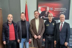 Silivri Şoförler Odası’ndan Emniyet Müdürü Turhan’a ziyaret