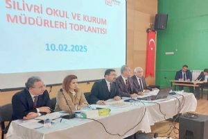 Silivri’de Eğitim Yöneticileri aylık toplantıda buluştu