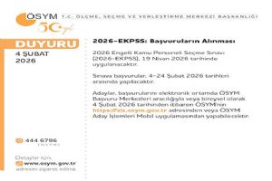 2026 EKPSS başvuruları başladı 2026 EKPSS başvuruları başladı