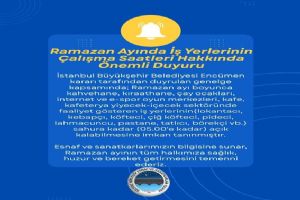 Silivri'de iş yerleri Ramazan’da sahura kadar açık kalabilecek Silivri'de iş yerleri Ramazan’da sahura kadar açık kalabilecek