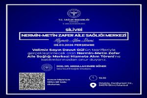 Vali Davut Gül Silivri’ye geliyor: Zafer Ailesi’nin hayır eseri aile sağlığı merkezi resmen açılıyor Vali Davut Gül Silivri’ye geliyor: Zafer Ailesi’nin hayır eseri aile sağlığı merkezi resmen açılıyor