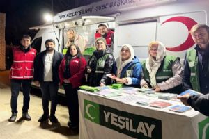 Silivri'de iki hilal iyilik için buluştu Silivri'de iki hilal iyilik için buluştu