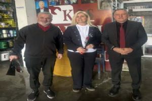 Silivri Sanayi Sitesi’nde Kadın Esnafa 8 Mart ziyareti Silivri Sanayi Sitesi’nde Kadın Esnafa 8 Mart ziyareti