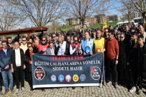 Silivri'de eğitimcilere yönelik saldırıya karşı ortak tepki