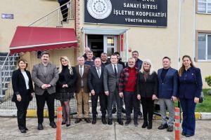 Silivri Belediye Başkanı Balcıoğlu, Silivri Sanayi Sitesi Kooperatifi yönetimiyle bir araya geldi Silivri Belediye Başkanı Balcıoğlu, Silivri Sanayi Sitesi Kooperatifi yönetimiyle bir araya geldi