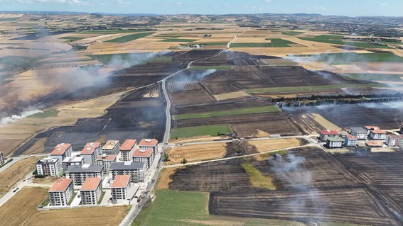 Silivri'de büyük yangın Silivri'de büyük yangın