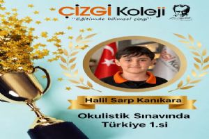 Silivri Çizgi Koleji Öğrencisi Halil Sarp Kanıkara Okulistik Sınavında Türkiye 1’incisi Silivri Çizgi Koleji Öğrencisi Halil Sarp Kanıkara Okulistik Sınavında Türkiye 1’incisi