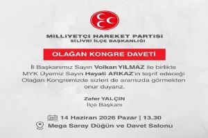 Silivri MHP olağan kongreye gidiyor Silivri MHP olağan kongreye gidiyor