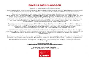 Silivri CHP Meclis Üyelerinden ortak açıklama: “Bora Balcıoğlu yalnız değildir”