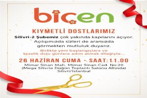 Biçen Market Silivri 2 Mağazası hizmete açılıyor